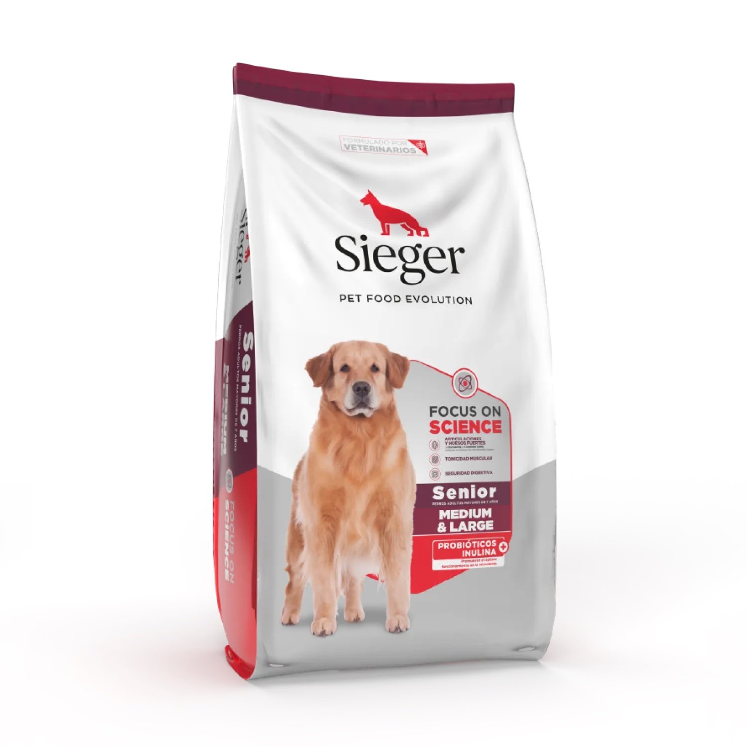 SIEGER PERRO Senior Médium & Large Breeds x 15 kgs.