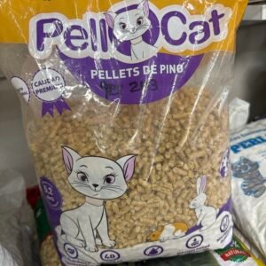 Pellets de pino PELLCAT x 3,750 kgs. Sanitario para gatos y roedores.