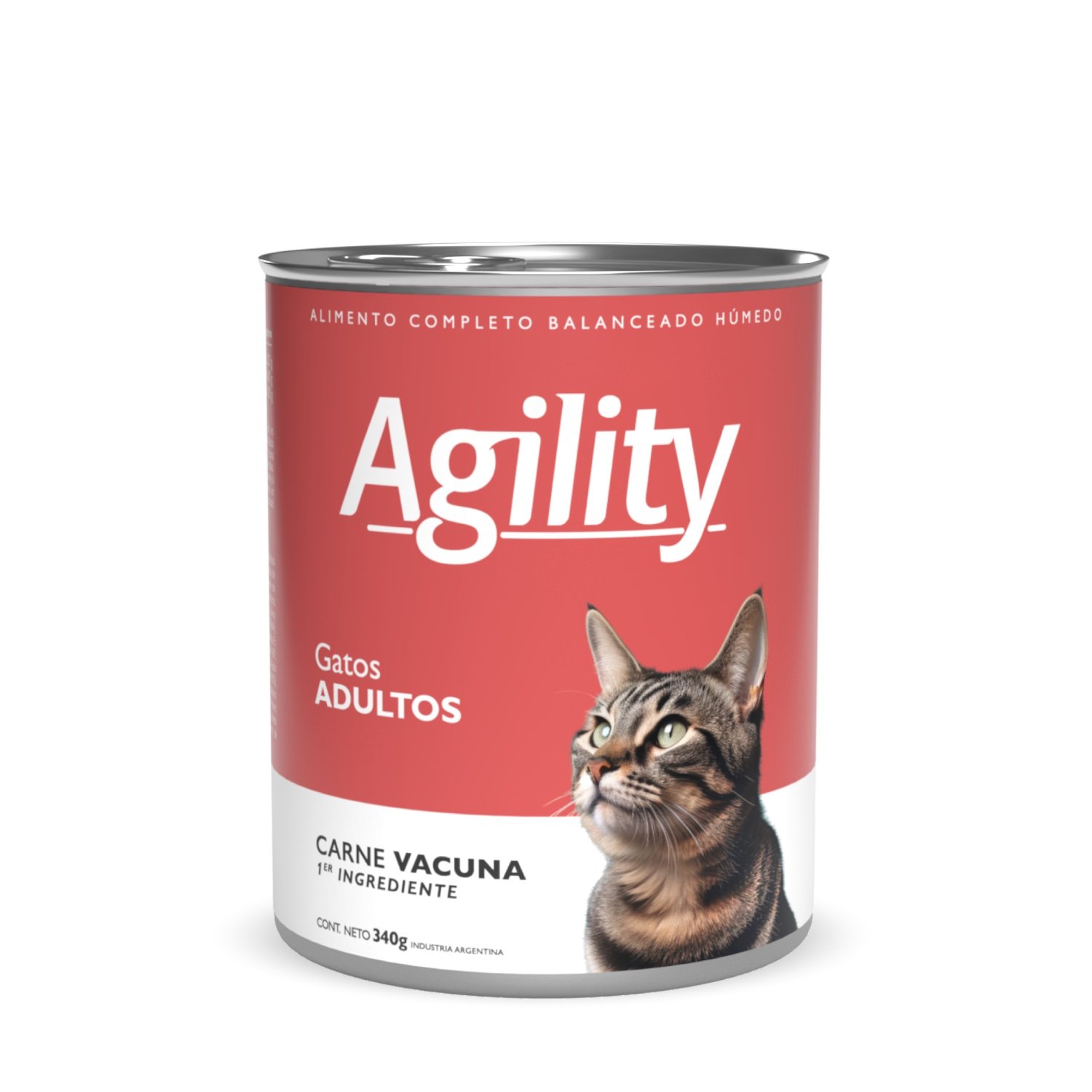 AGILITY GATO Adulto Alimento Húmedo Lata x 340 grs. - Imagen 2