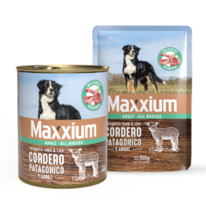 MAXXIUM Perro Adulto Cordero y arroz Alimento Húmedo lata x 340 grs.