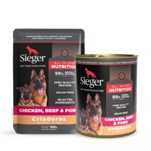 SIEGER PERRO Alimento Húmedo lata x 340 grs.